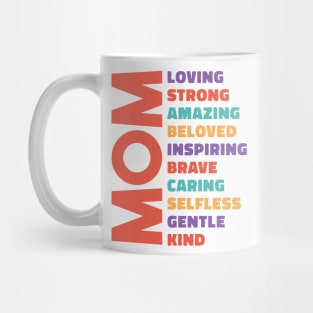 Mother's day adjective design Mug